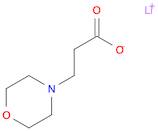 4-Morpholinepropanoic acid, lithium salt (1:1)