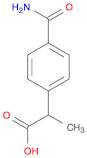 Benzeneacetic acid, 4-(aminocarbonyl)-α-methyl-