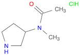 Acetamide, N-methyl-N-3-pyrrolidinyl-, hydrochloride (1:1)