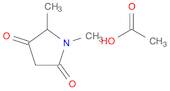 2,4-Pyrrolidinedione, 1,5-dimethyl-, acetate (1:3)