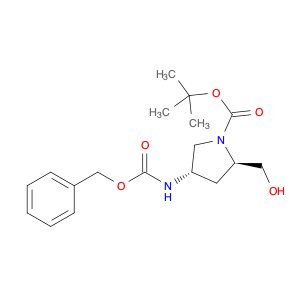 rel-(2R,4S)-tert-Butyl 4-(((benzyloxy)carbonyl)amino)-2-(hydroxymethyl)pyrrolidine-1-carboxylate
