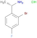 Benzenemethanamine, 2-bromo-4-fluoro-α-methyl-, hydrochloride (1:1), (αS)-