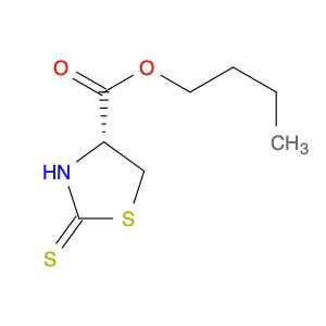 4-Thiazolidinecarboxylic acid, 2-thioxo-, butyl ester, (4R)-