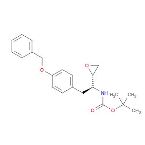 Carbamic acid, N-[(1S)-1-[(2S)-2-oxiranyl]-2-[4-(phenylmethoxy)phenyl]ethyl]-, 1,1-dimethylethyl e…