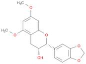 2H-1-Benzopyran-3-ol, 2-(1,3-benzodioxol-5-yl)-3,4-dihydro-5,7-dimethoxy-, (2R,3R)-