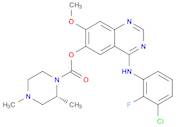 4-[(3-Chloro-2-fluorophenyl)amino]-7-methoxyquinazolin-6-yl (2R)-2,4-dimethylpiperazine-1-carboxyl…