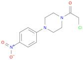 Ethanone, 2-chloro-1-[4-(4-nitrophenyl)-1-piperazinyl]-