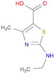 5-Thiazolecarboxylic acid, 2-(ethylamino)-4-methyl-