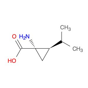 Cyclopropanecarboxylic acid, 1-amino-2-(1-methylethyl)-, (1S,2R)-