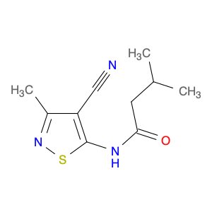 Butanamide, N-(4-cyano-3-methyl-5-isothiazolyl)-3-methyl-