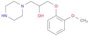 1-Piperazineethanol, α-[(2-methoxyphenoxy)methyl]-