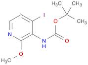 Carbamic acid, (4-iodo-2-methoxy-3-pyridinyl)-, 1,1-dimethylethyl ester (9CI)