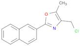 Oxazole, 4-(chloromethyl)-5-methyl-2-(2-naphthalenyl)-