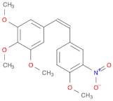 Benzene, 1,2,3-trimethoxy-5-[(1Z)-2-(4-methoxy-3-nitrophenyl)ethenyl]-