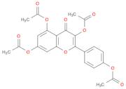 4H-1-Benzopyran-4-one, 3,5,7-tris(acetyloxy)-2-[4-(acetyloxy)phenyl]-