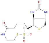 Methanesulfonothioic acid, S-[2-[[5-[(3aS,4S,6aR)-hexahydro-2-oxo-1H-thieno[3,4-d]imidazol-4-yl]...