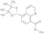 8-Quinolinecarboxylic acid, 5-(4,4,5,5-tetramethyl-1,3,2-dioxaborolan-2-yl)-, methyl ester