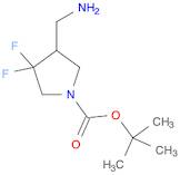 1-Pyrrolidinecarboxylic acid, 4-(aminomethyl)-3,3-difluoro-, 1,1-dimethylethyl ester