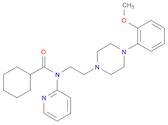 Cyclohexanecarboxamide, N-[2-[4-(2-methoxyphenyl)-1-piperazinyl]ethyl]-N-2-pyridinyl-