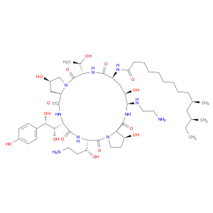 Pneumocandin B0, 1-[(4R,5S)-5-[(2-aminoethyl)amino]-N2-[(10R,12S)-10,12-dimethyl-1-oxotetradecyl]-…