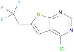 Thieno[2,3-d]pyrimidine, 4-chloro-6-(2,2,2-trifluoroethyl)-