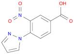 Benzoic acid, 3-nitro-4-(1H-pyrazol-1-yl)-