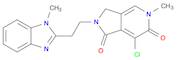 1H-Pyrrolo[3,4-c]pyridine-1,6(2H)-dione, 7-chloro-3,5-dihydro-5-methyl-2-[2-(1-methyl-1H-benzimi...