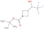 1-Azetidinecarboxylic acid, 3-(2,2,2-trifluoro-1-hydroxyethyl)-, 1,1-dimethylethyl ester