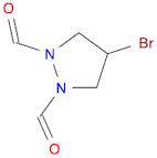 1,2-Pyrazolidinedicarboxaldehyde, 4-bromo-