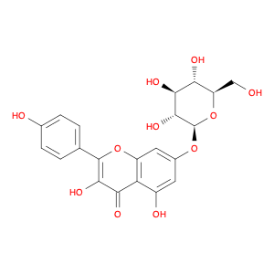 4H-1-Benzopyran-4-one, 7-(β-D-glucopyranosyloxy)-3,5-dihydroxy-2-(4-hydroxyphenyl)-