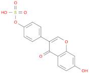 4H-1-Benzopyran-4-one, 7-hydroxy-3-[4-(sulfooxy)phenyl]-