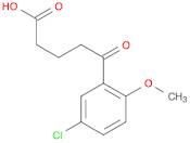 Benzenepentanoic acid, 5-chloro-2-methoxy-δ-oxo-