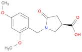 3-Pyrrolidinecarboxylic acid, 1-[(2,4-dimethoxyphenyl)methyl]-5-oxo-, (3R)-