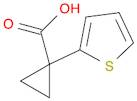 Cyclopropanecarboxylic acid, 1-(2-thienyl)-