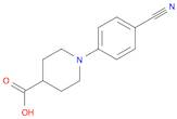 4-Piperidinecarboxylic acid, 1-(4-cyanophenyl)-