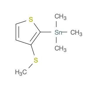 Stannane, trimethyl[3-(methylthio)-2-thienyl]-