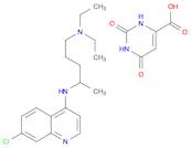 4-Pyrimidinecarboxylic acid, 1,2,3,6-tetrahydro-2,6-dioxo-, compd. with N4-(7-chloro-4-quinolinyl)…