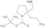 1-Pyrrolidinecarboxylic acid, 2-(aminomethyl)-2-propyl-, 1,1-dimethylethyl ester, (2S)-