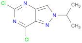 2H-Pyrazolo[4,3-d]pyrimidine, 5,7-dichloro-2-(1-methylethyl)-