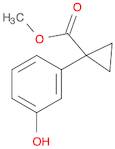 Cyclopropanecarboxylic acid, 1-(3-hydroxyphenyl)-, methyl ester