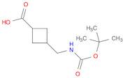 Cyclobutanecarboxylic acid, 3-[[[(1,1-dimethylethoxy)carbonyl]amino]methyl]-