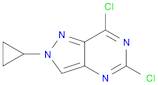 2H-Pyrazolo[4,3-d]pyrimidine, 5,7-dichloro-2-cyclopropyl-