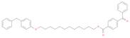 Benzoic acid, 4-benzoyl-, 12-[4-(phenylmethyl)phenoxy]dodecyl ester