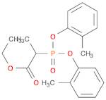 Propanoic acid, 2-[bis(2-methylphenoxy)phosphinyl]-, ethyl ester