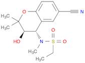 Ethanesulfonamide, N-[(3R,4S)-6-cyano-3,4-dihydro-3-hydroxy-2,2-dimethyl-2H-1-benzopyran-4-yl]-N...