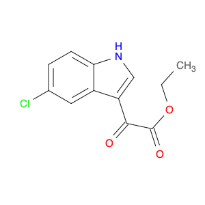 1H-Indole-3-acetic acid, 5-chloro-α-oxo-, ethyl ester