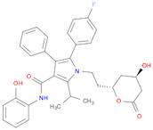 1H-Pyrrole-3-carboxamide, 5-(4-fluorophenyl)-N-(2-hydroxyphenyl)-2-(1-methylethyl)-4-phenyl-1-[2-[…