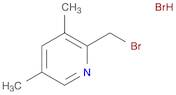 Pyridine, 2-(bromomethyl)-3,5-dimethyl-, hydrobromide (1:1)