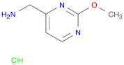 4-Pyrimidinemethanamine, 2-methoxy-, hydrochloride (1:1)