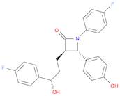 2-Azetidinone, 1-(4-fluorophenyl)-3-[(3S)-3-(4-fluorophenyl)-3-hydroxypropyl]-4-(4-hydroxyphenyl...